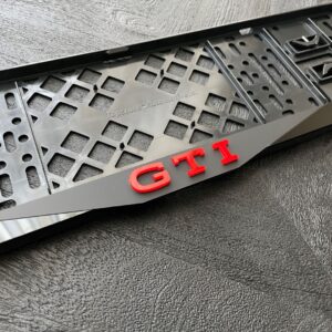 Volkswagen GTI kentekenplaathouder 3D