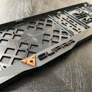 Cupra kentekenplaathouder 3D copper
