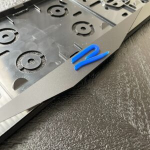 Volkswagen R kentekenplaathouder Blue