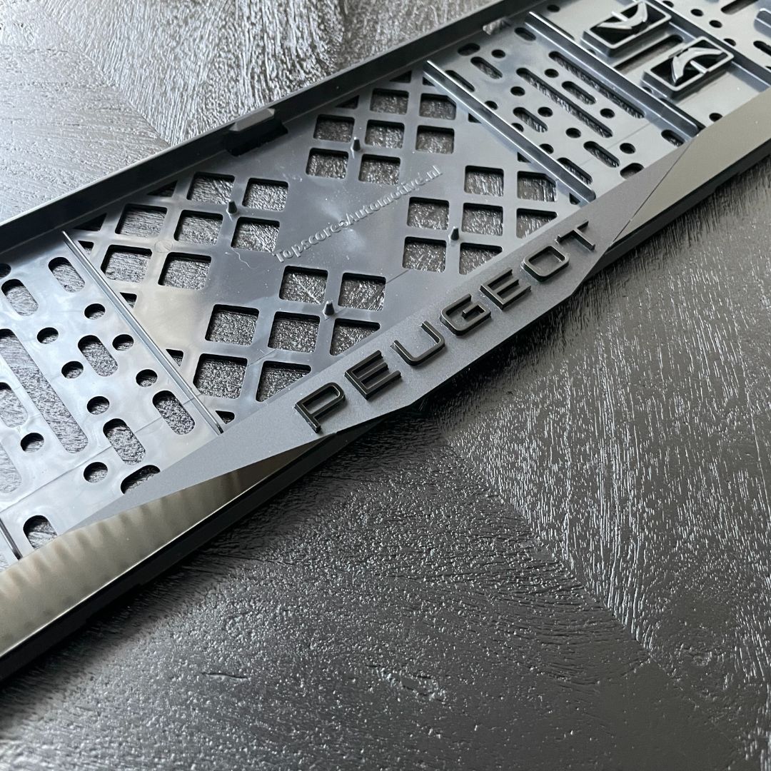 Peugeot Kentekenplaathouder 3D - Afbeelding 2