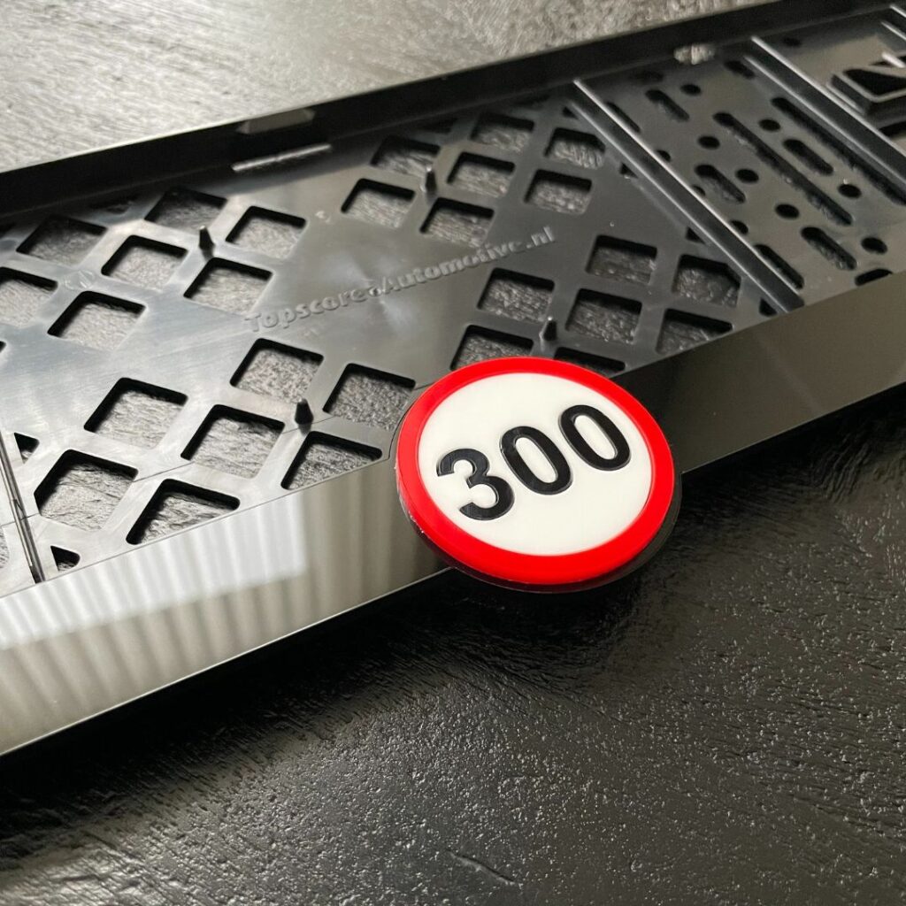 300 km/h Kentekenplaathouder 3D