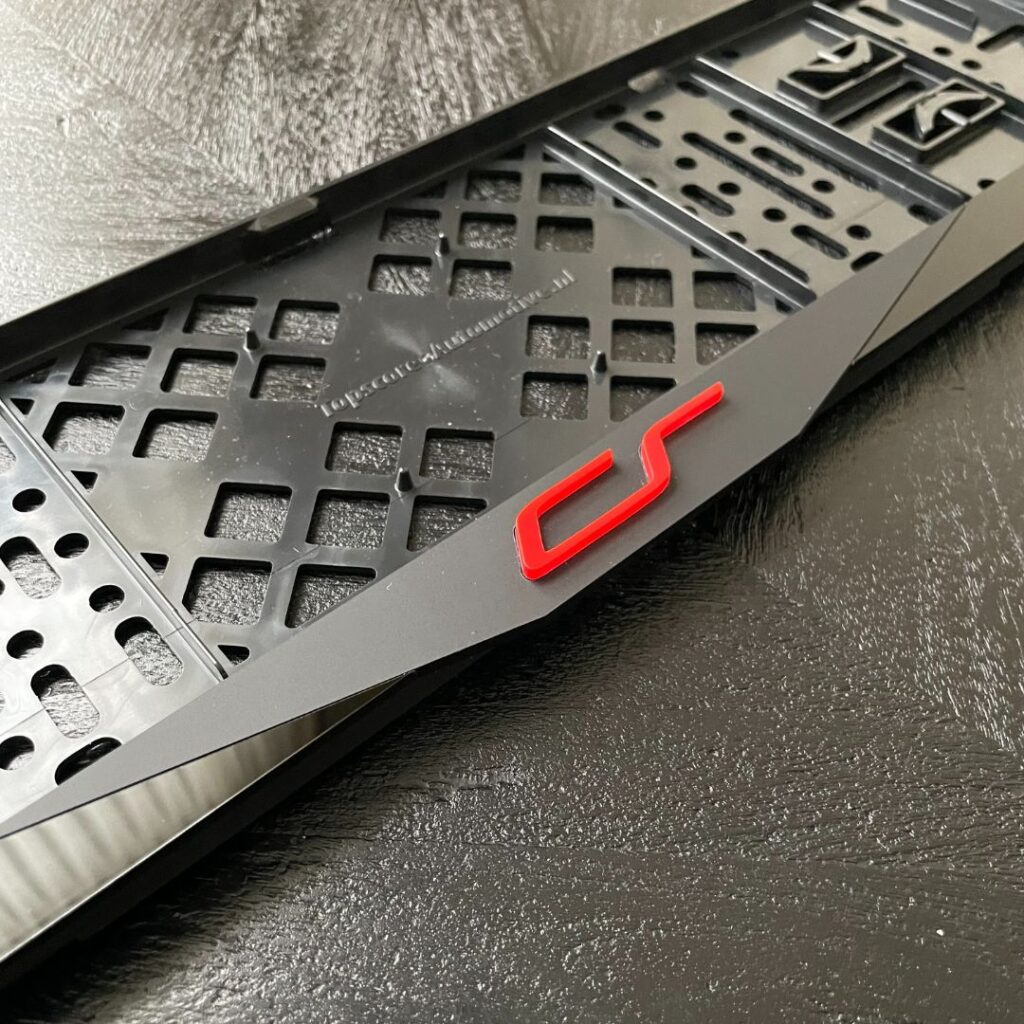 GTI Clubsport Kentekenplaathouder 3D